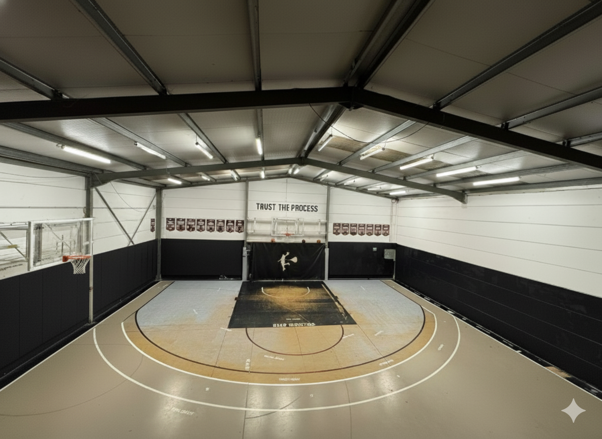Nova Hoops Facility - half court